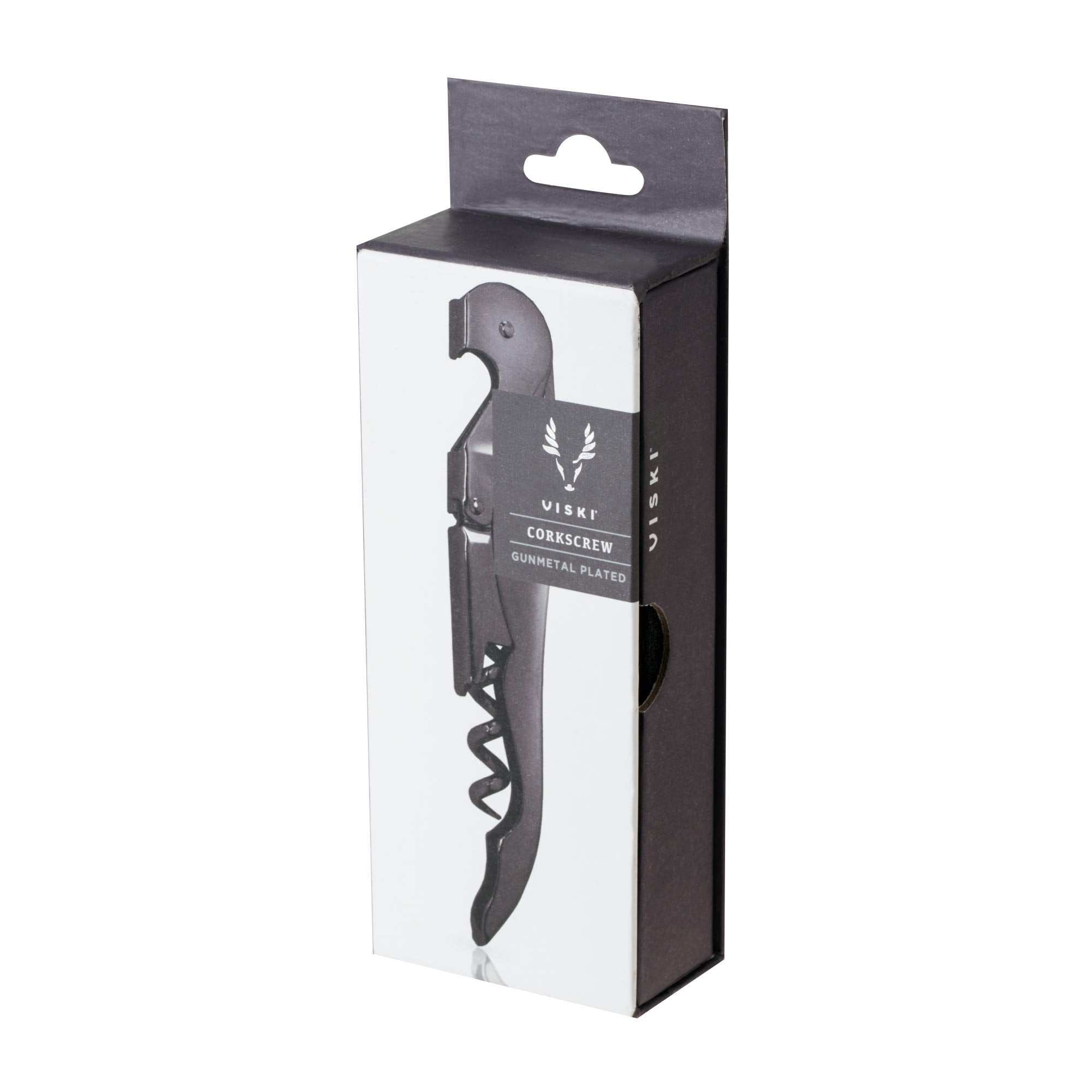 Viski Gunmetal gift-ready wine accessory perfect for wine lovers and gifts