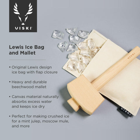 Viski Lewis canvas bag closeup showing moisture absorption