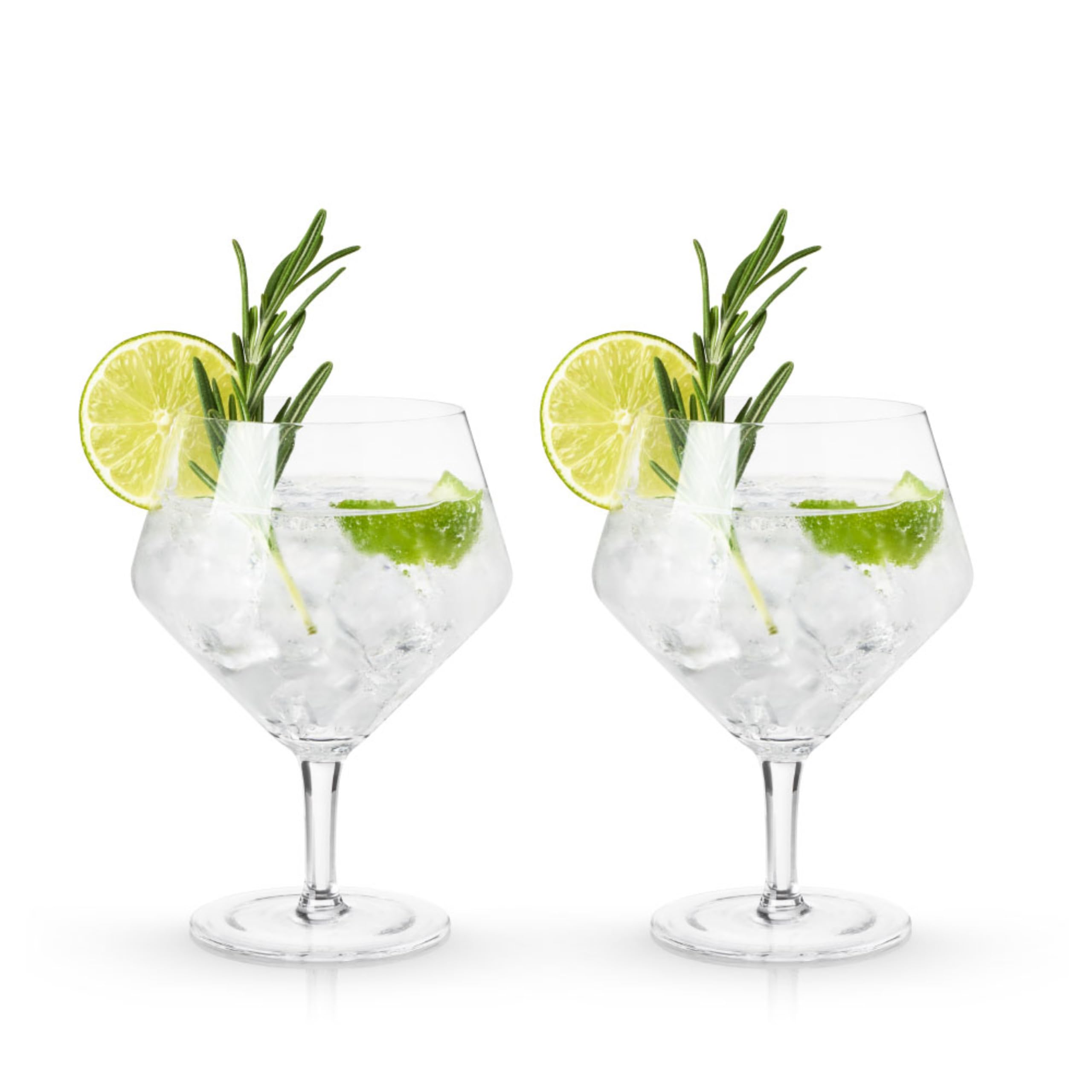 Viski Raye glisten under bar lighting, showcasing garnishes and botanicals.