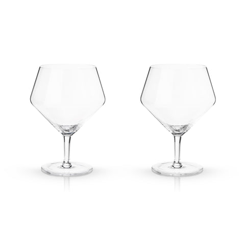 Viski Raye glass is easy to handle with a comfortable, ergonomic feel.