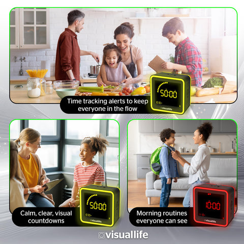 Visual Life Timer in a shockproof case suitable for travel
