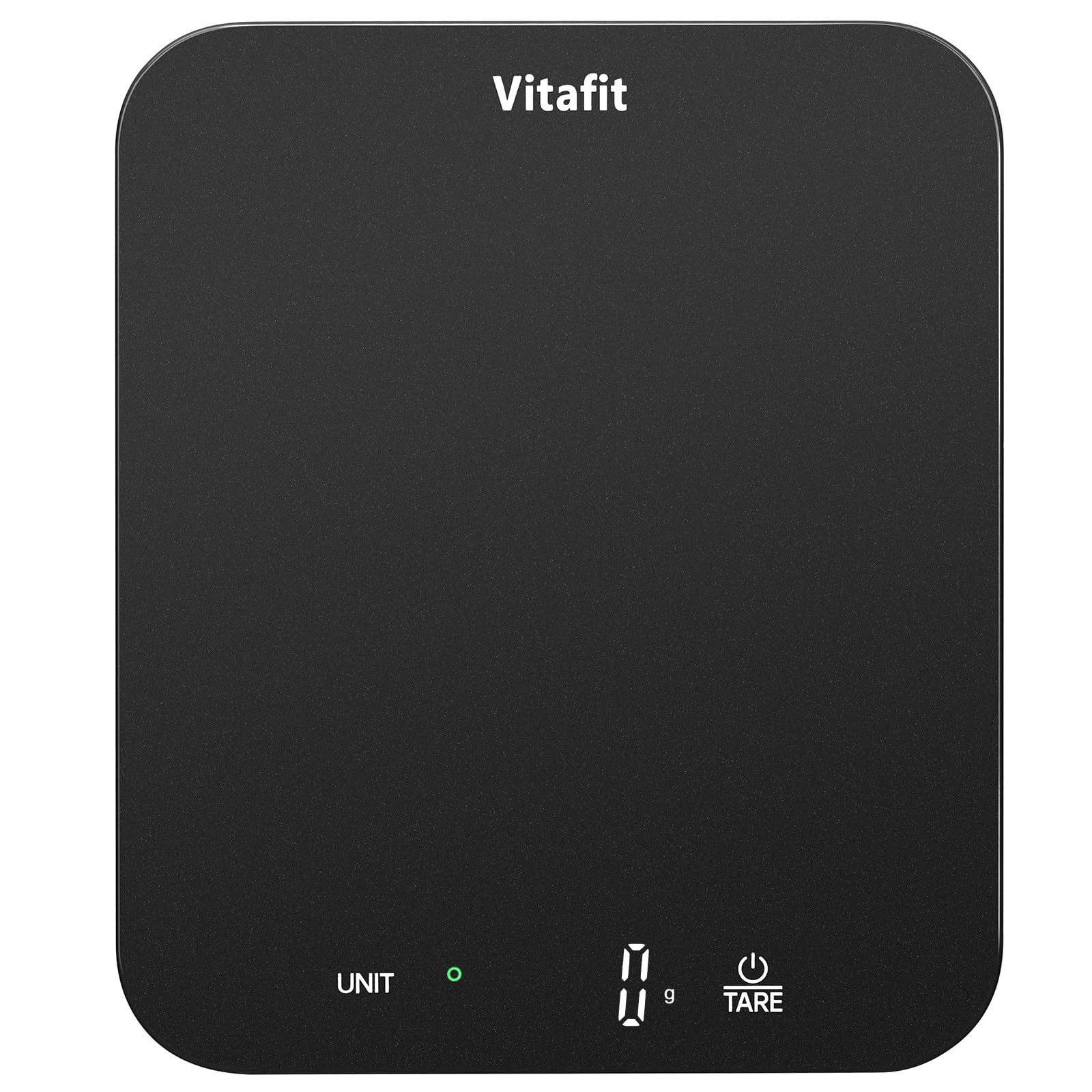Vitafit 33lb scale with 0-1oz-1g precision display for accurate ingredient weighing