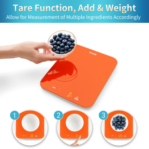 Vitafit battery compartment with 3 AAA batteries for reliable power.