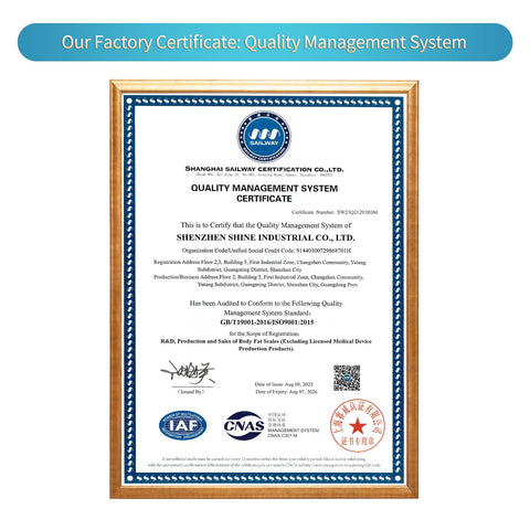 Vitafit ISO-certified quality marks on the product overview.