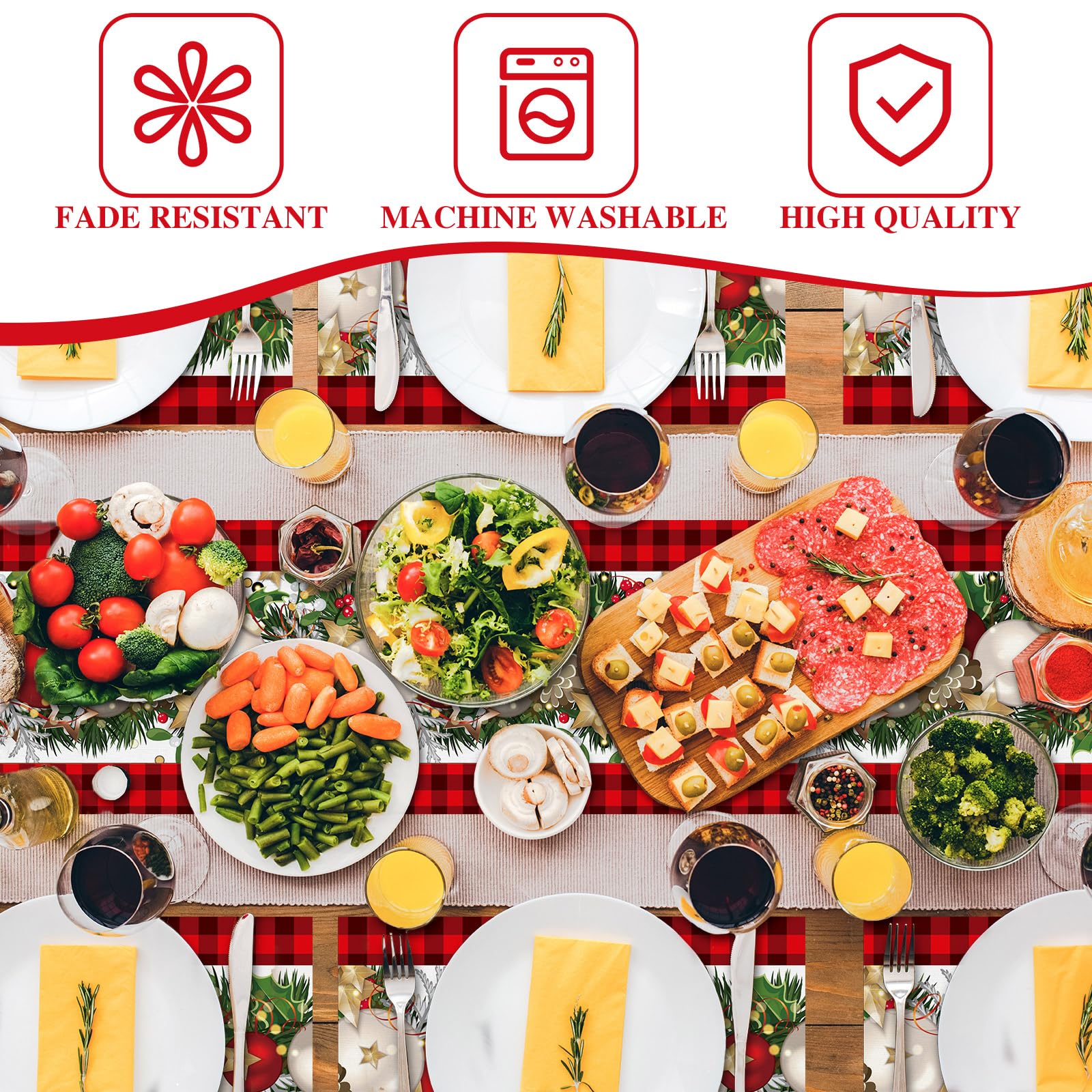 VitalCozy table décor adds vibrant color for festive family meals.