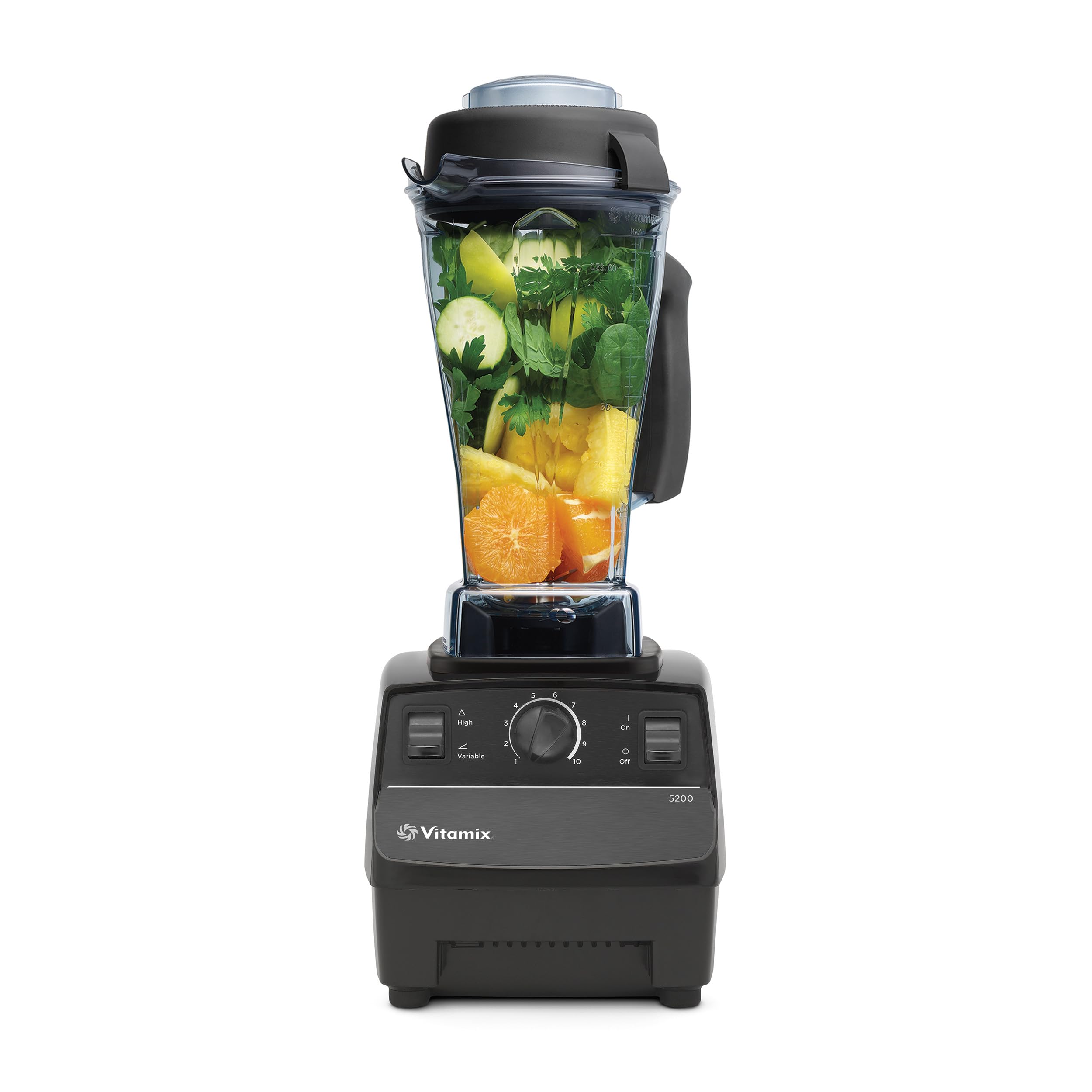 Vitamix 5200 motor base powering smooth, consistent blends