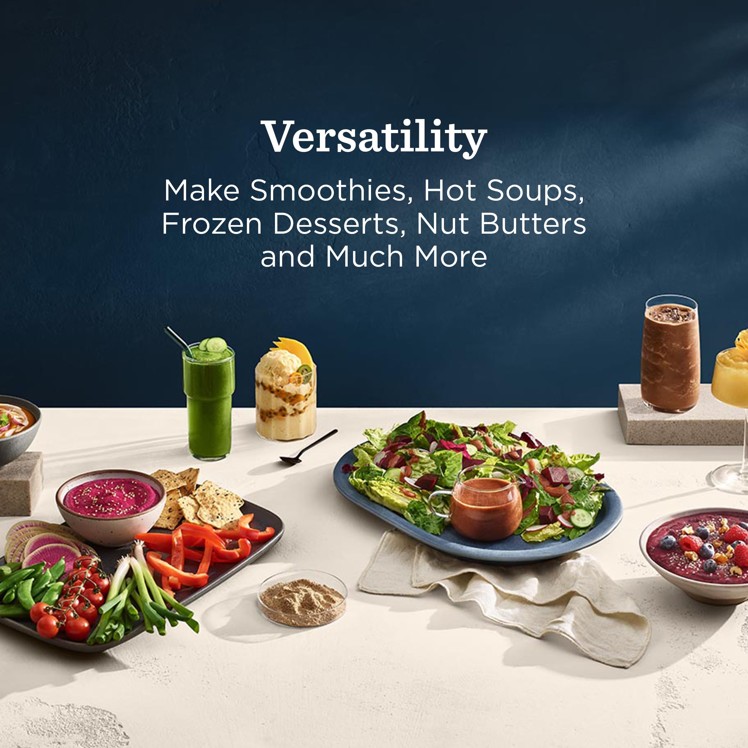 SELF-DETECT technology on the Vitamix Ascent X4 recognizes compatible containers