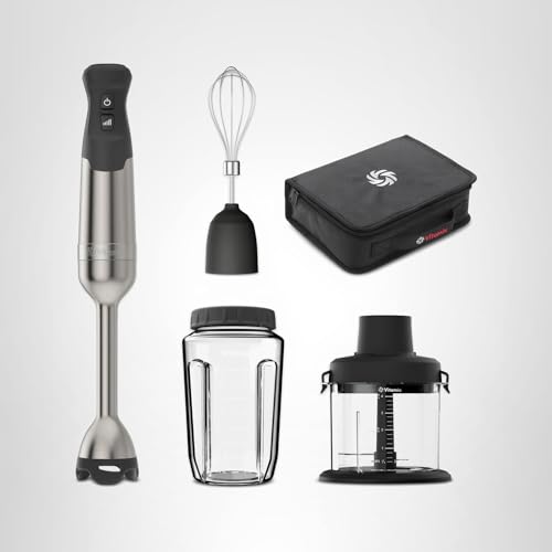 Vitamix blends easily in any container, including jars and cups