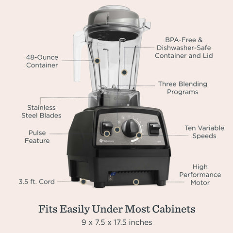Vitamix Propel 510 stainless-steel blades for tough ingredients
