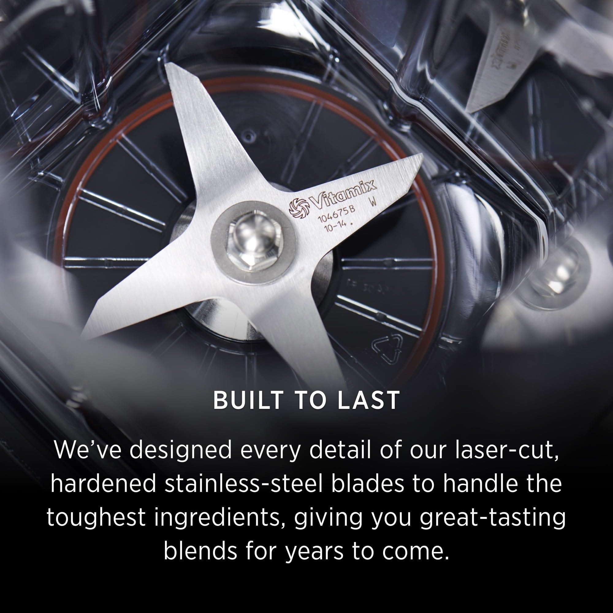 Vitamix Venturist Pro tamper assists thick blends to smooth results.