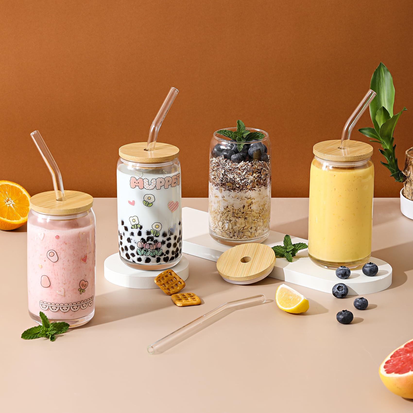 VITEVER crystal-clear food-grade glass ensures pristine clarity and safe serving