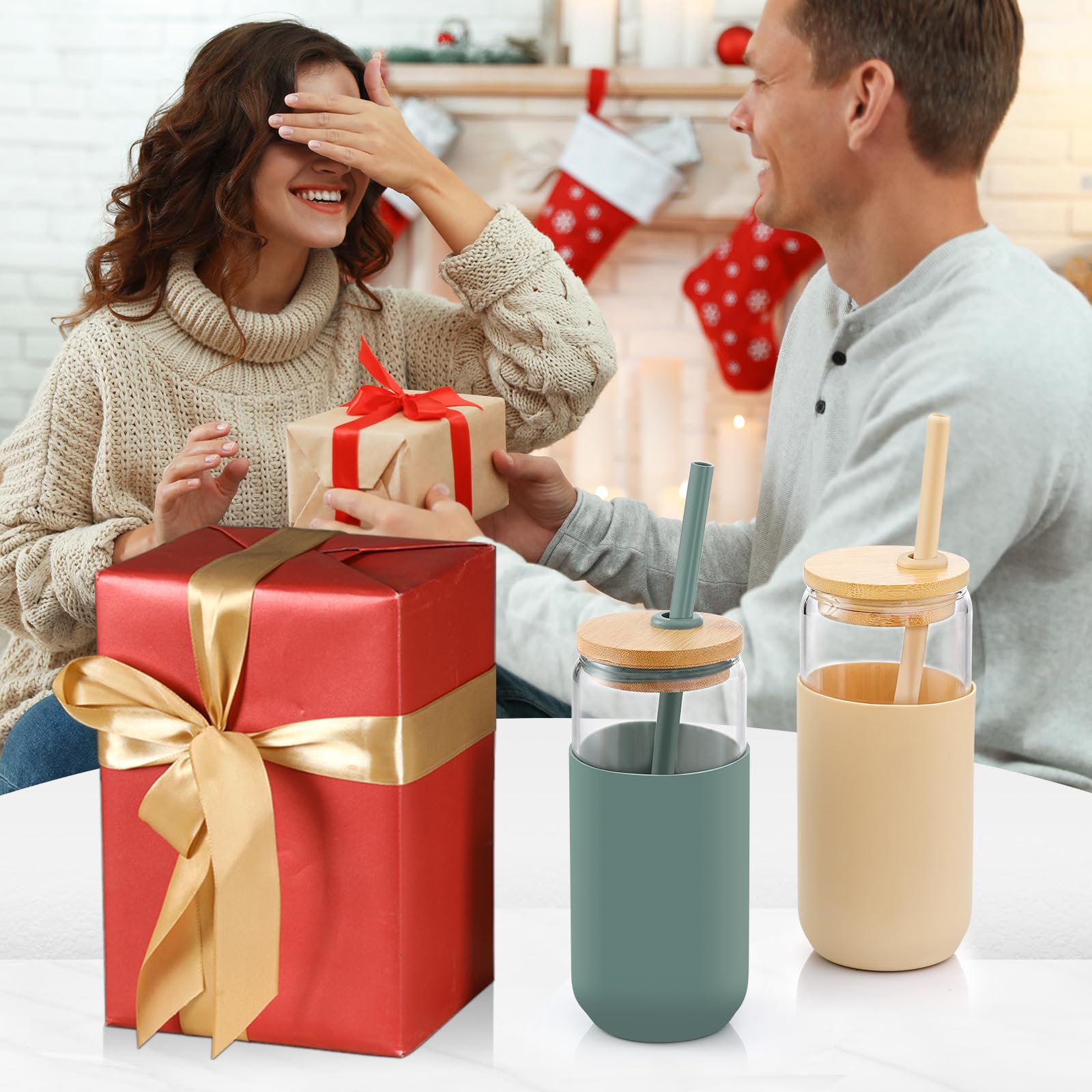 VITEVER glass straws and straw brushes for clean, stylish drinks.