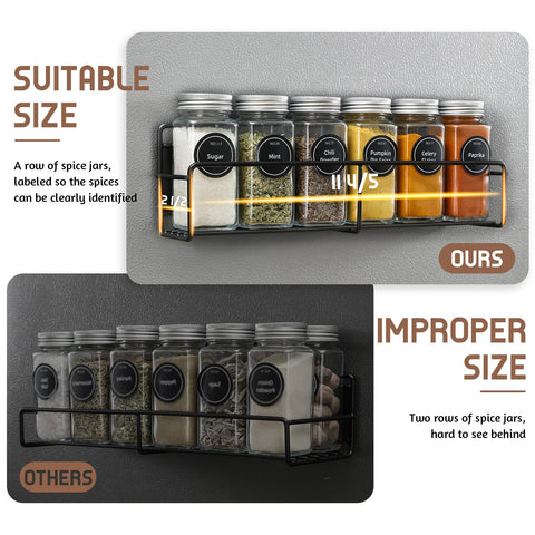 VITEVER pre-printed labels help with quick spice identification