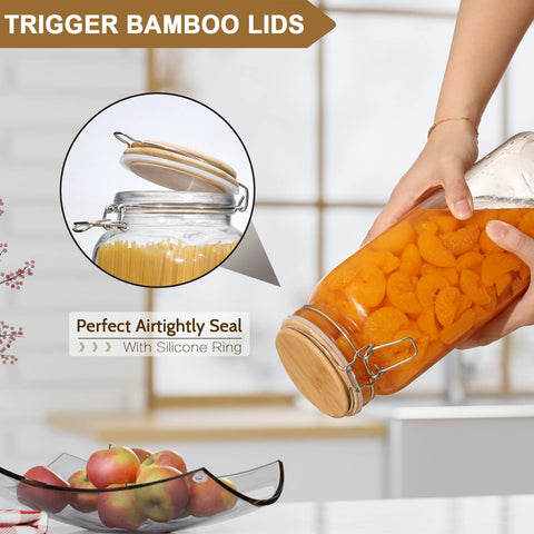 VITEVER wide opening jar allows easy scooping and washing