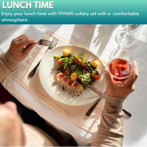 VIVANI polished stainless steel handles deliver a premium look and reliable grip