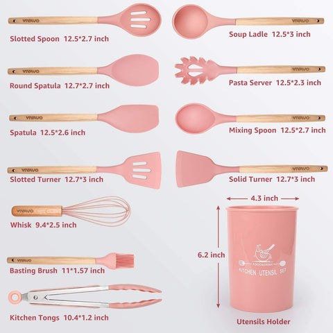 VIVAYO silicone whisk ready for mixing light sauces and batters.