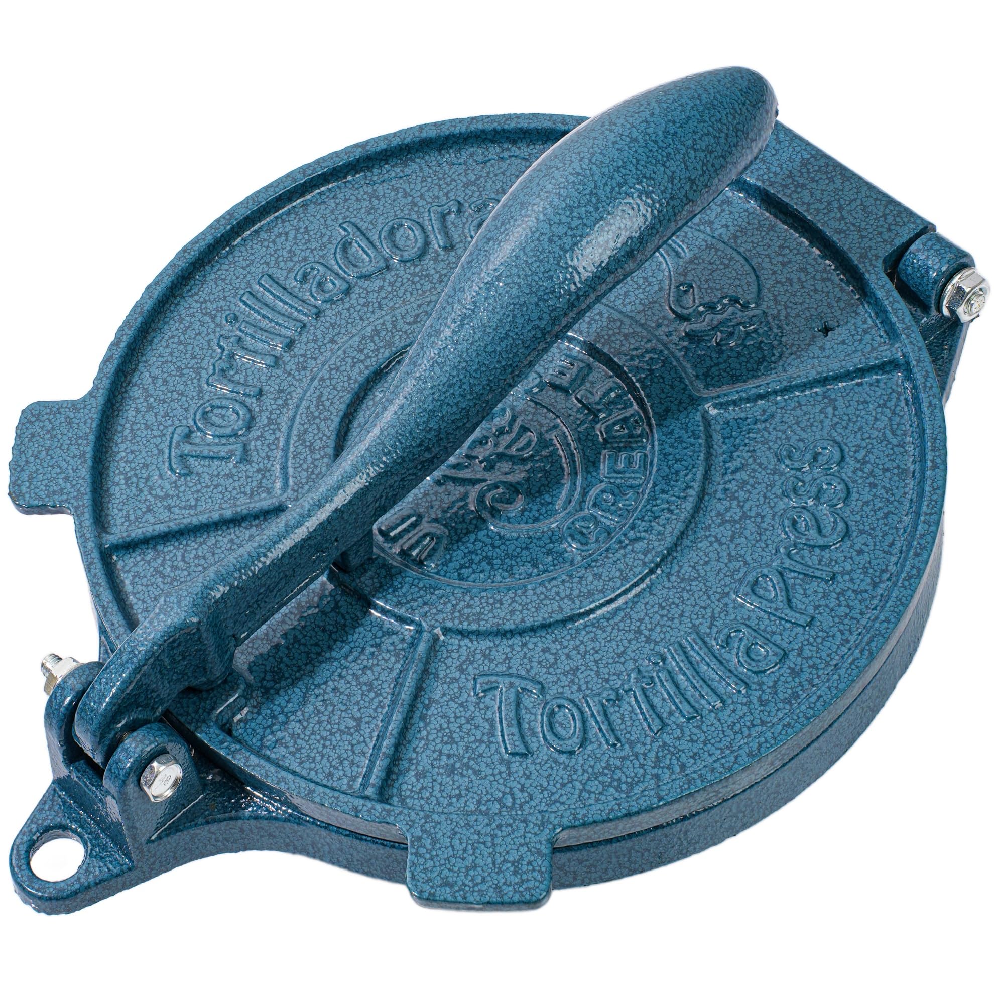 Vivicreate cast iron tortilla press with 8-inch surface for even flatbreads