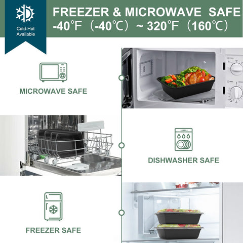 Vivigu microwave-safe meal prep container lets you reheat meals easily.