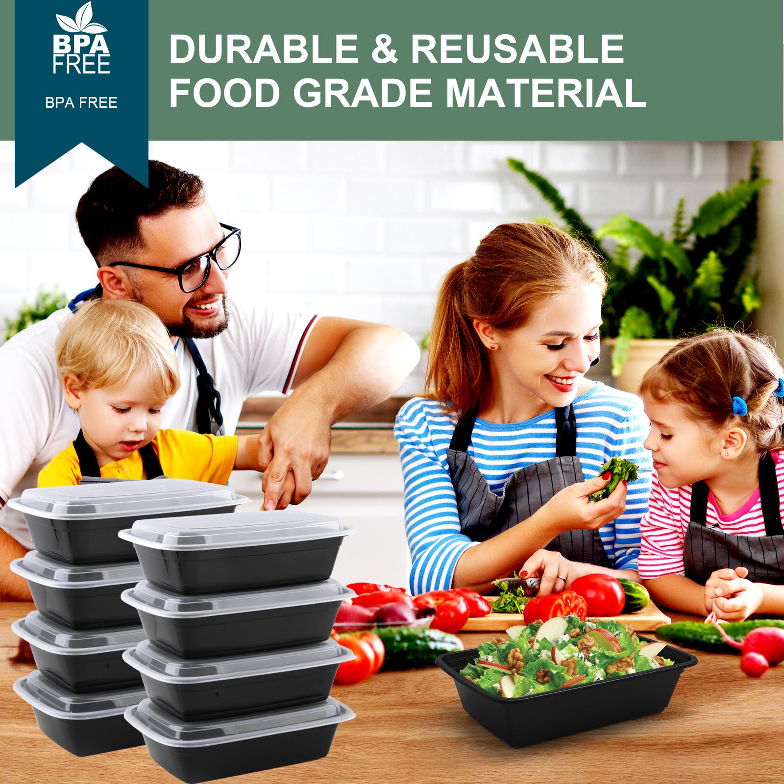 Vivigu reusable takeout containers help you plan healthy meals on the go.