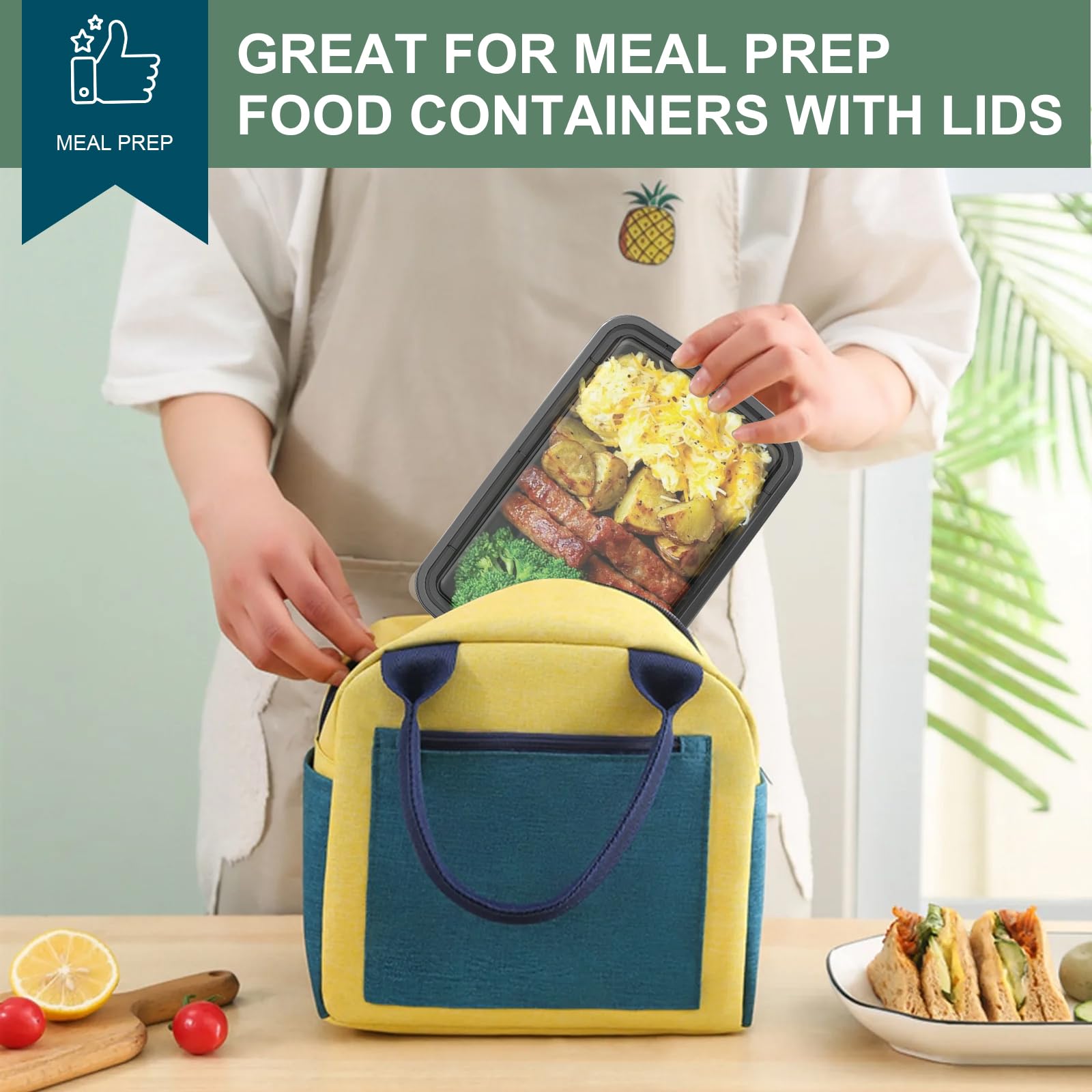 Vivigu 38 oz capacity ideal for bulk meals and snacks.