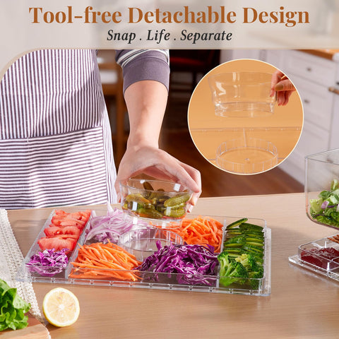 VIVIRBIEN full coverage lid protects desserts during transport