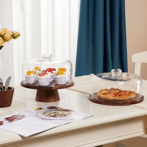 VIVIRBIEN versatile stand doubles as a charcuterie board for snacks.