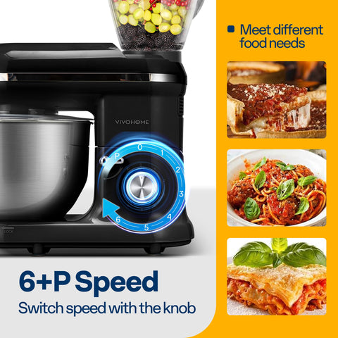 VIVOHOME parts are dishwasher-safe, simplifying cleanup after busy cooking sessions.