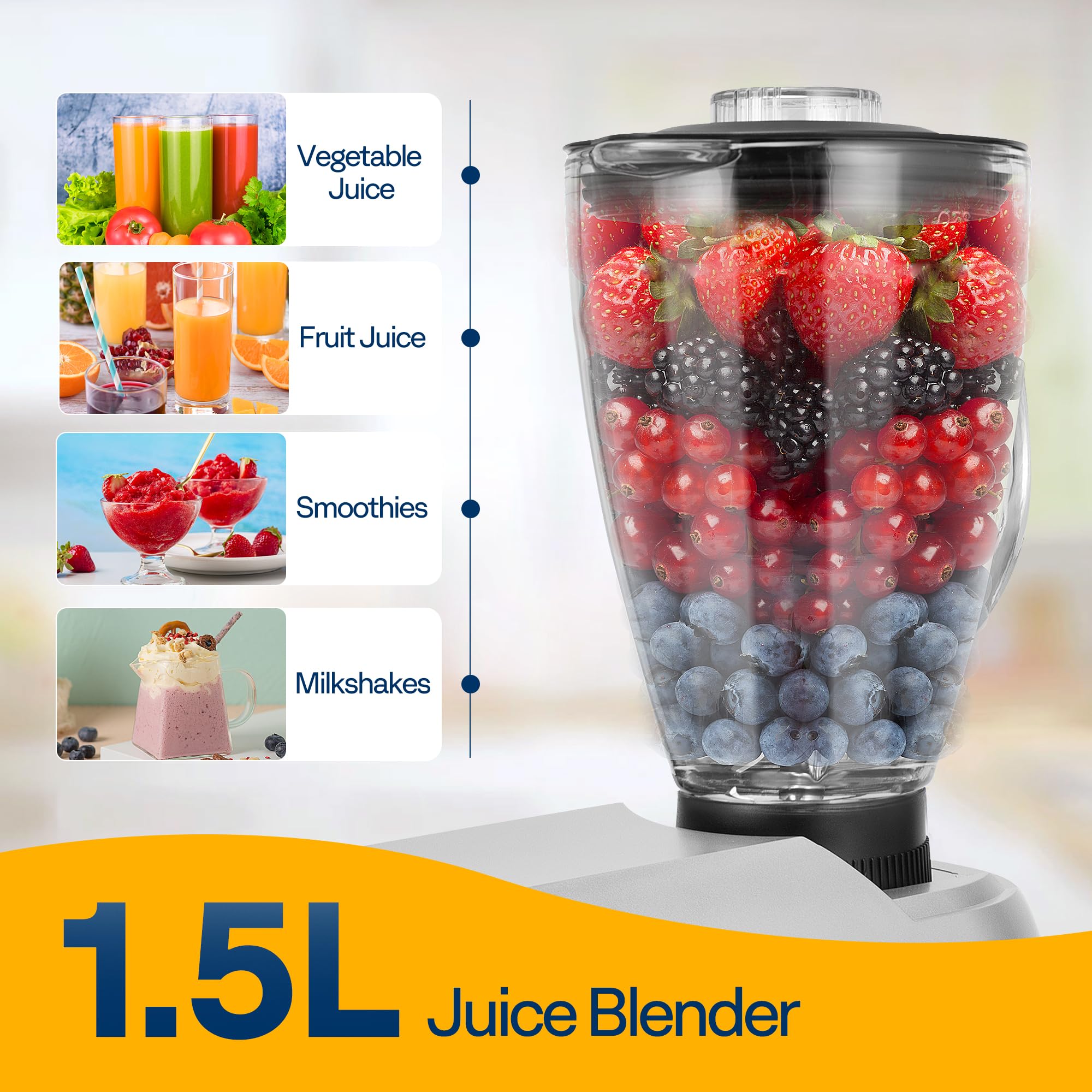 VIVOHOME meat grinder attachment enables fresh ground options for meals.
