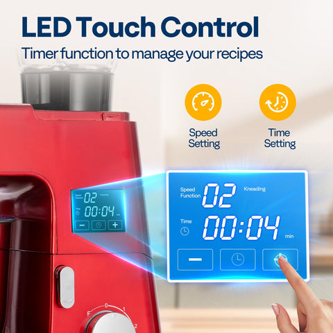 VIVOHOME non-slip silicone feet stabilize operation and reduce noise