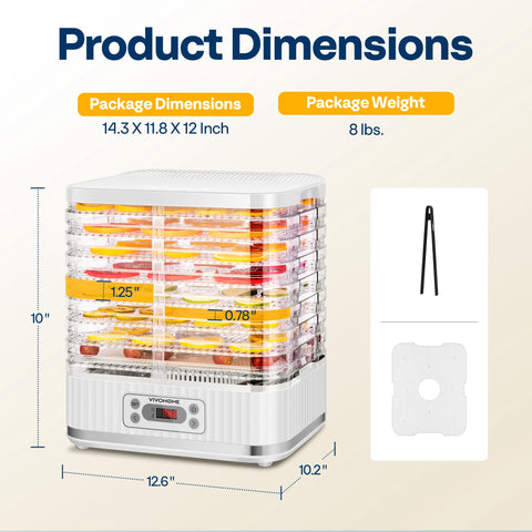 VIVOHOME quiet operation supports daily home use.