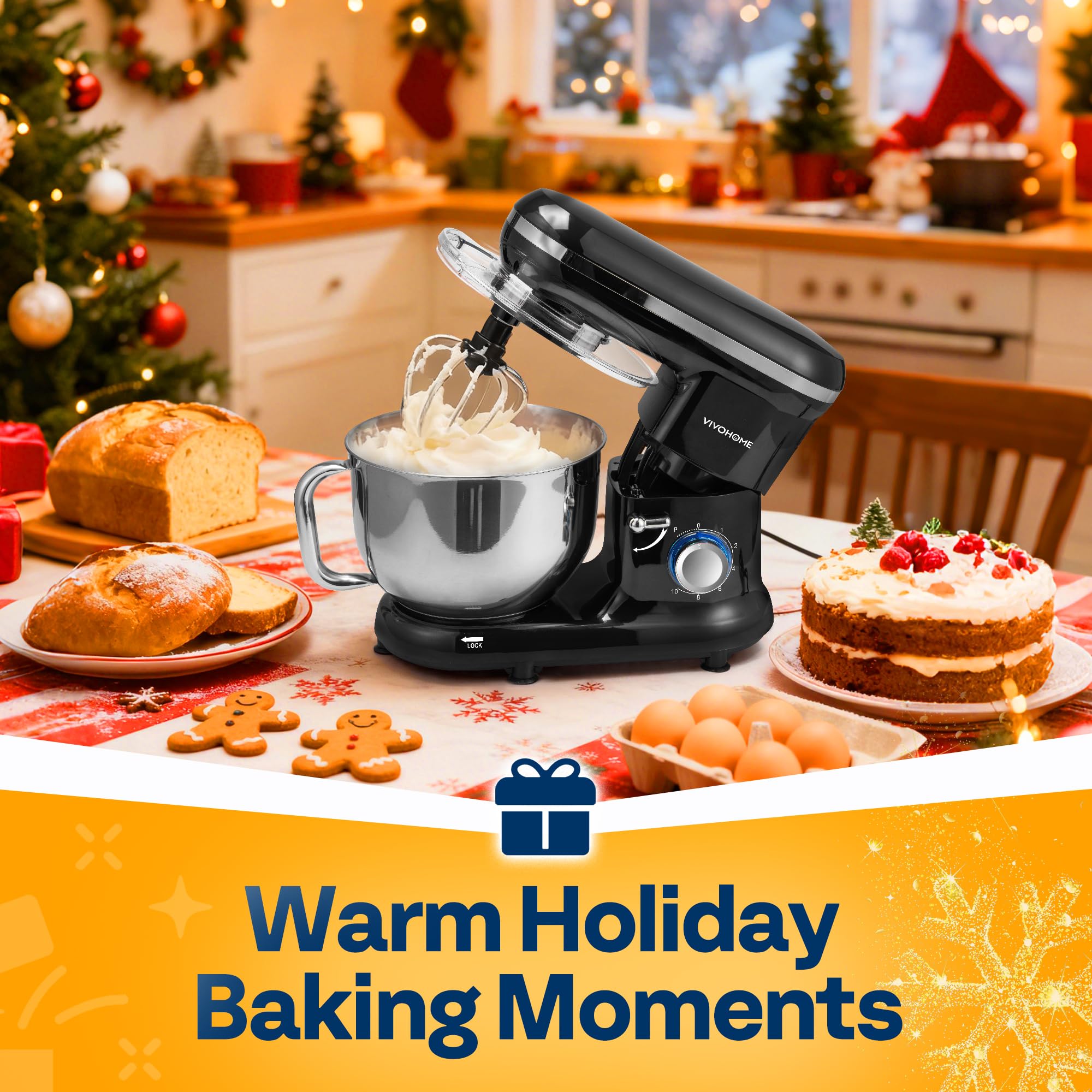 VIVOHOME egg yolk separator adds convenience to baking prep.