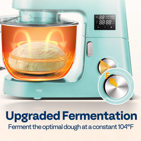 VIVOHOME large 7.5-quart bowl enables big dough batches.