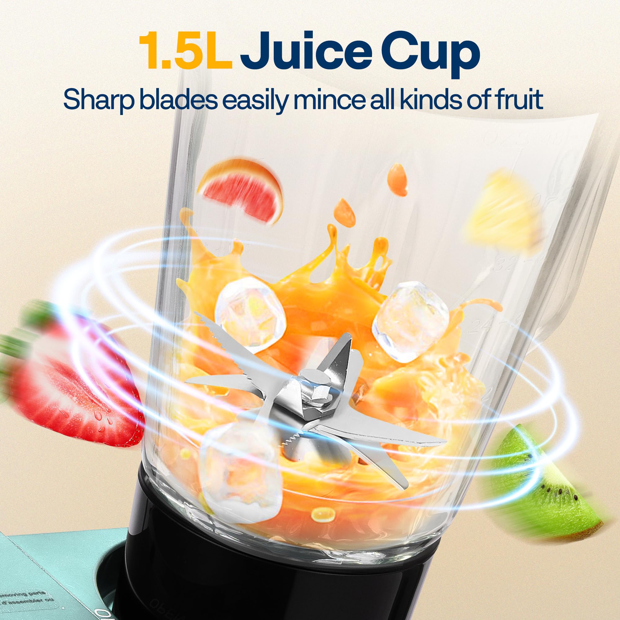 VIVOHOME attachments with meat grinder and juicer expand kitchen versatility.