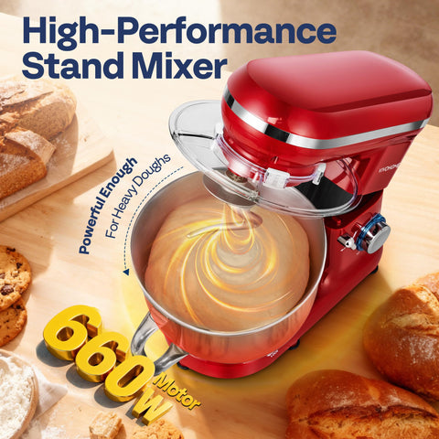 VIVOHOME stand mixer tilt-head with bowl ready for quick ingredient access