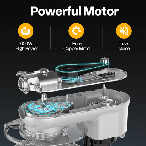 VIVOHOME tilt-head design shown for easy attachment changes and stability.