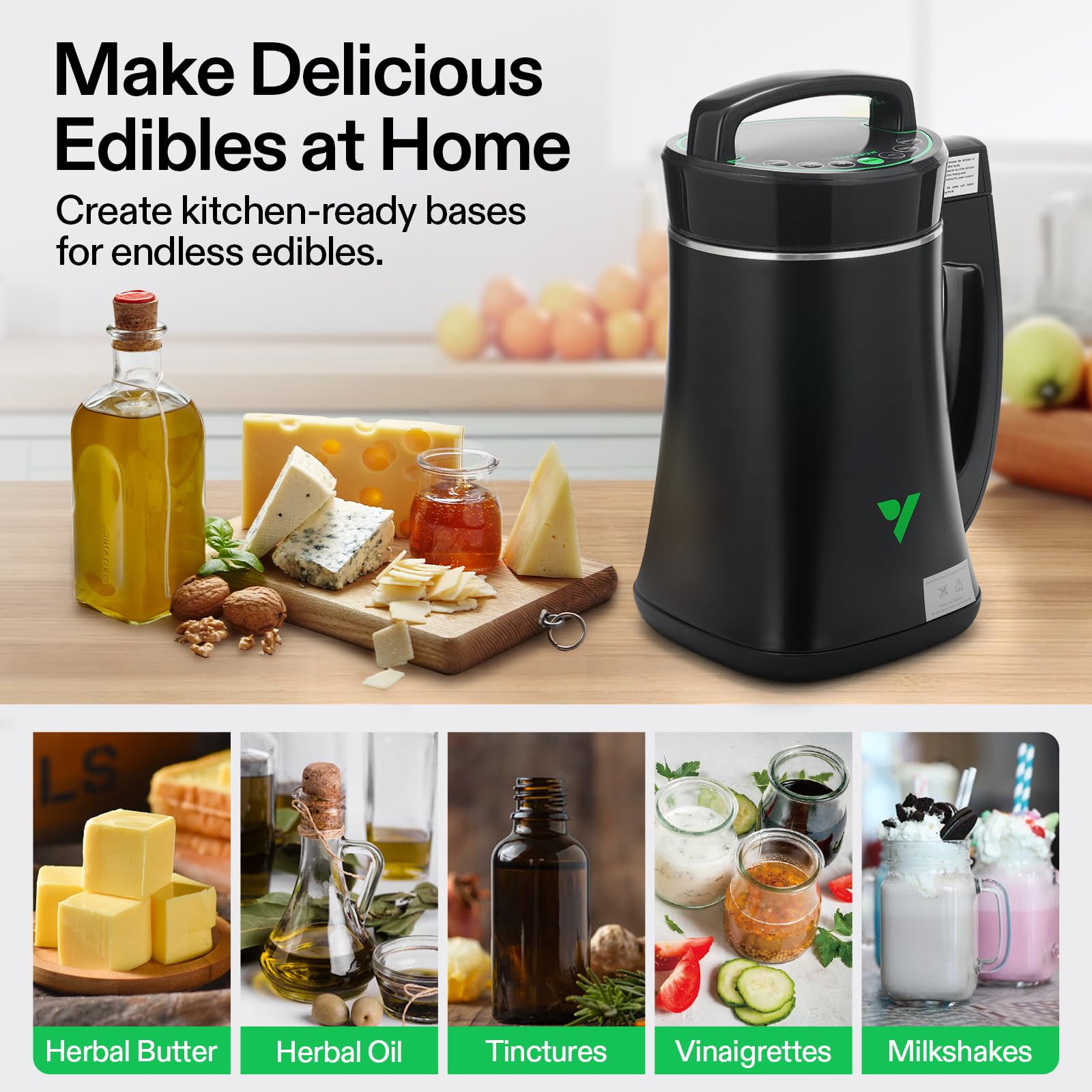 VIVOSUN SUS304 stainless steel housing ensures durable, food-safe construction.