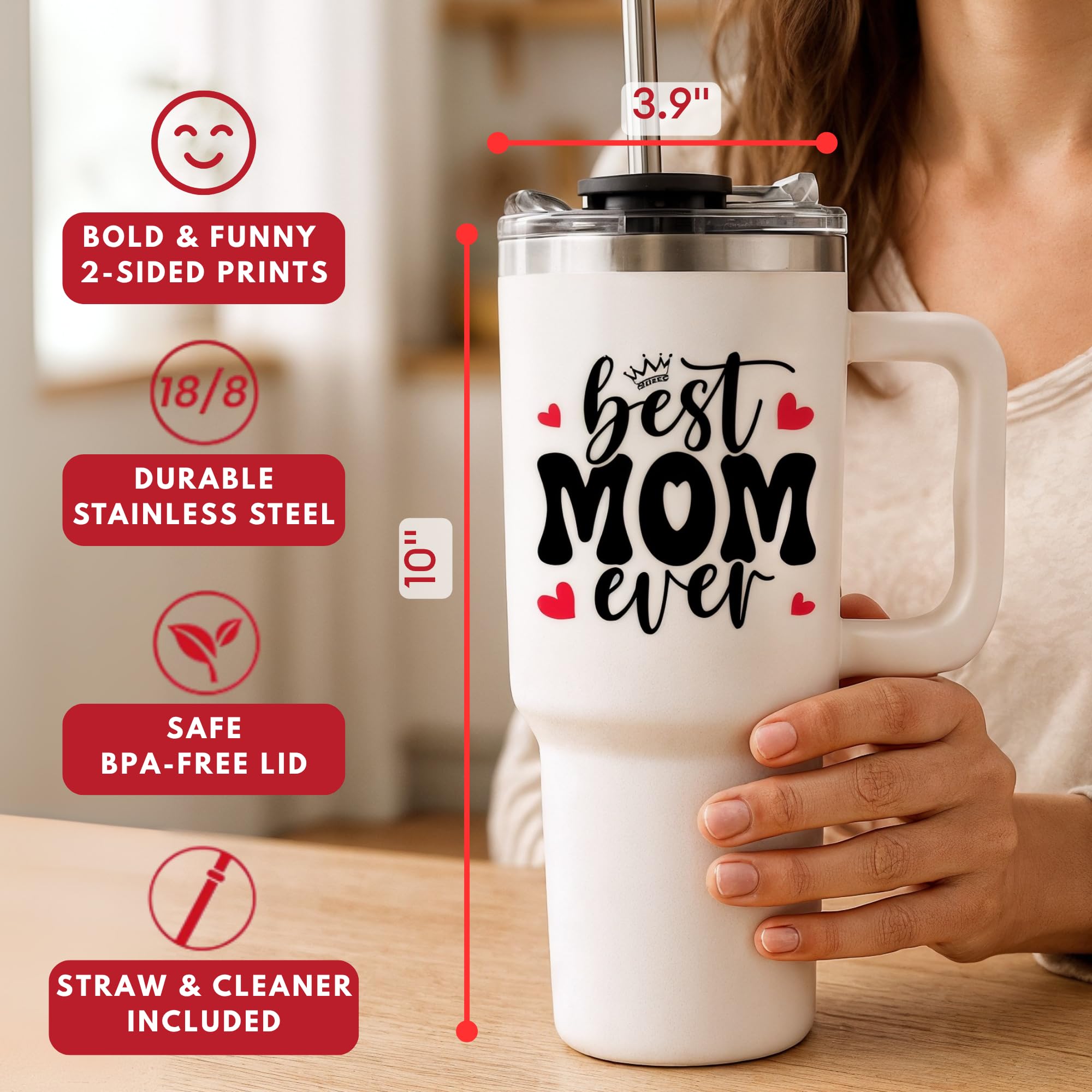 Vivulla68 Funny mom gift tumbler adds daily smiles.