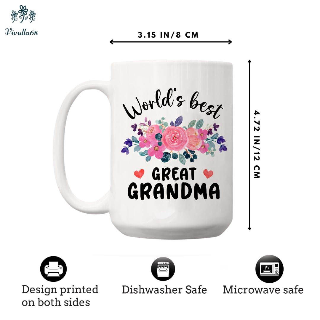 Vivulla68 Great Grandmother Mug cozy handle for comfortable daily use
