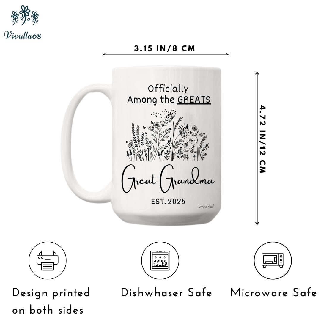 Vivulla68 great grandparents reveal card integrated mug keepsake