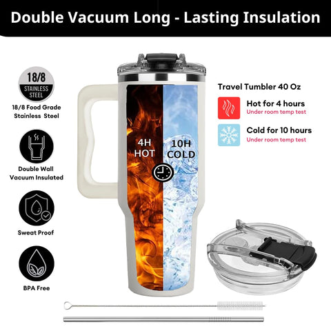 Vivulla68 Insulated tumbler preserves hot coffee or iced tea for longer.