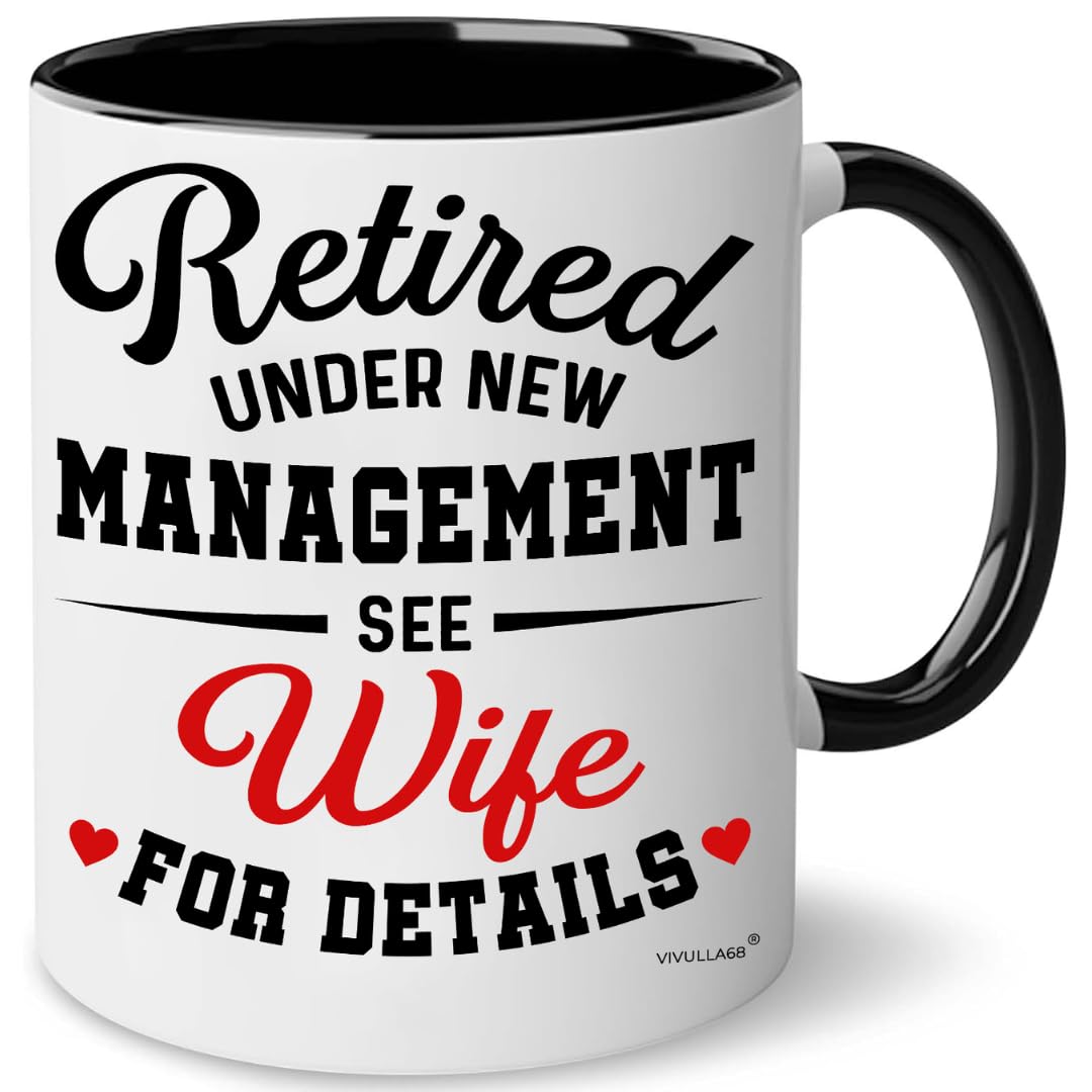 Vivulla68 retired mug front view with double-sided print for laughs
