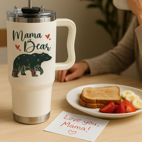 Vivulla68 Right and Left-Hand Printing Tumbler 40oz, comfortable for all users