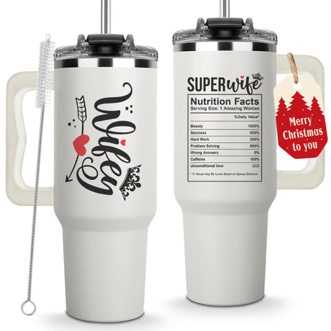 Vivulla68 wifey tumbler 40oz with leak-proof lid for daily hydration on the go.