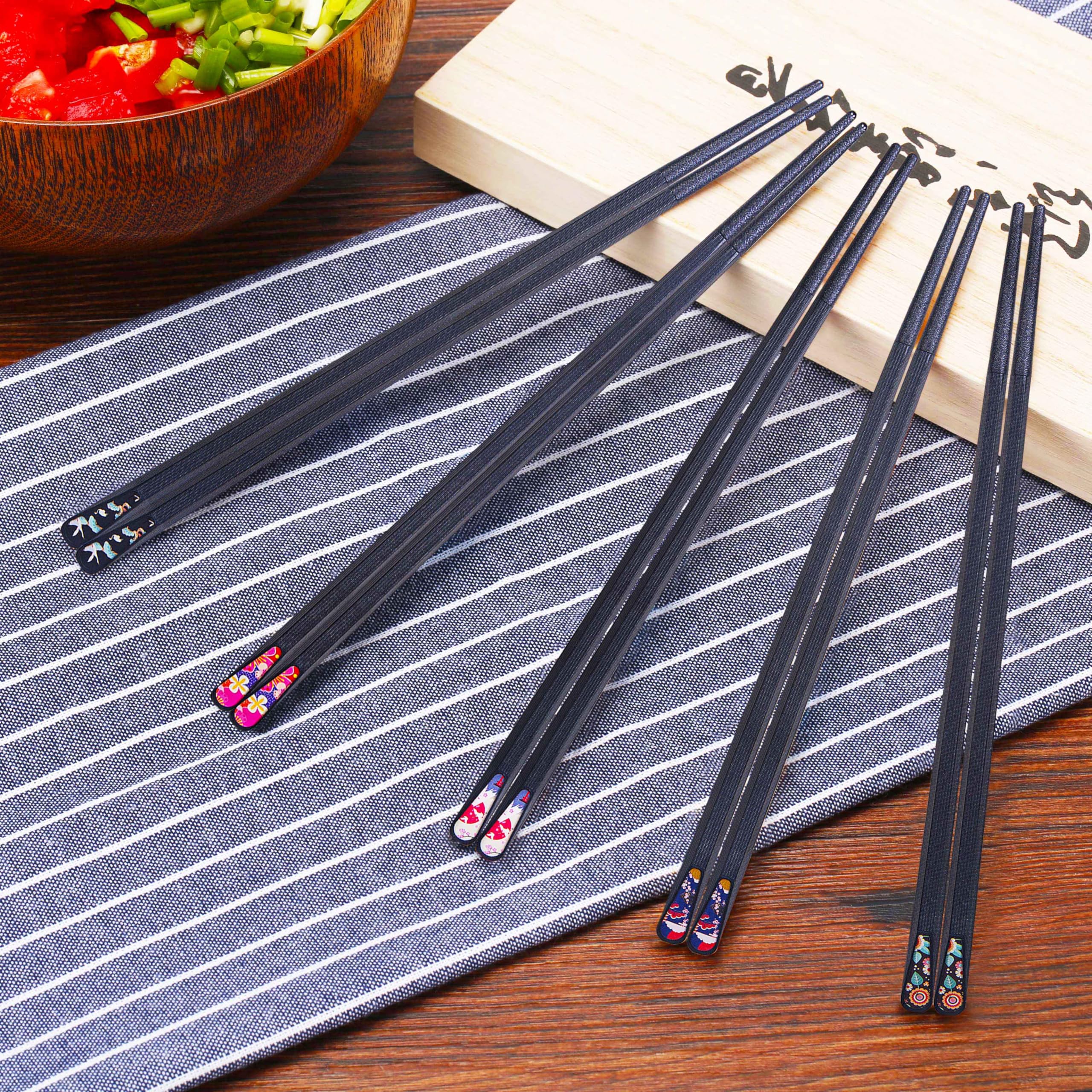 VIWIK elegant 9.5 inch chopsticks set enhances any dining setup.