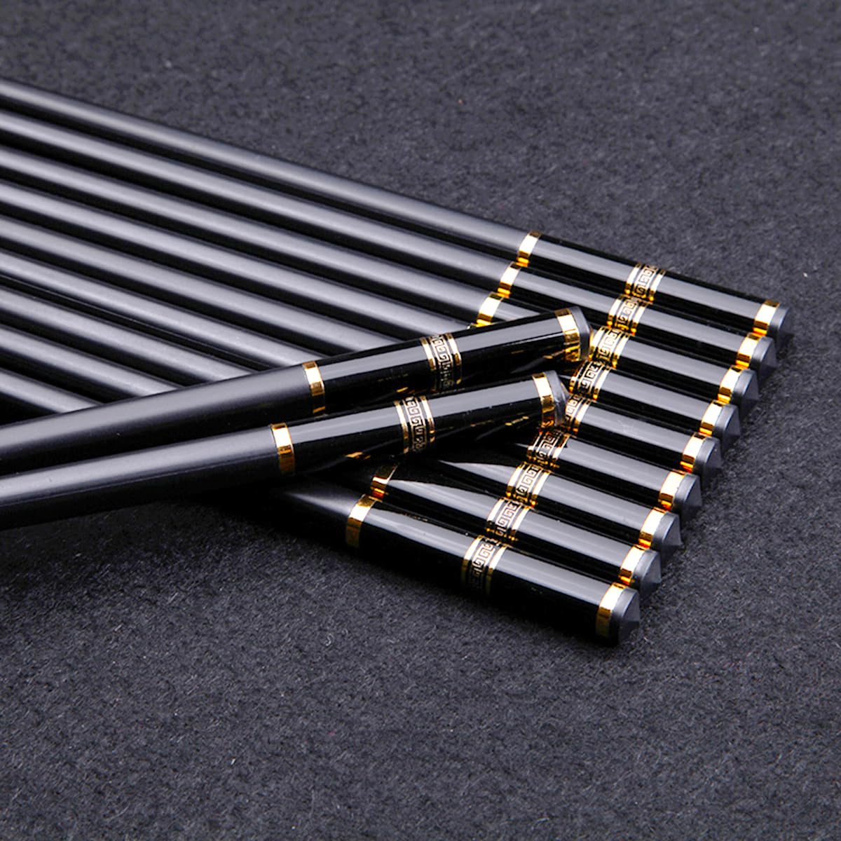 VIWIK glass fiber chopsticks closeup texture; shows strength and long-lasting performance