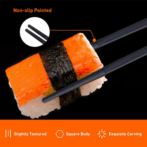 VIWIK heat-resistant chopsticks handle hot foods without warping.