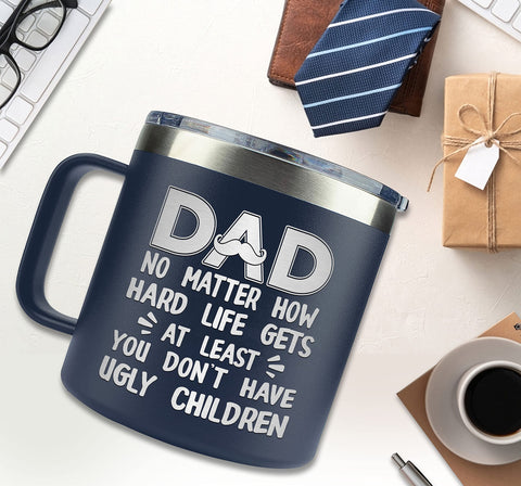 VIWIS dad mug birthday scene suggests timeless gift idea