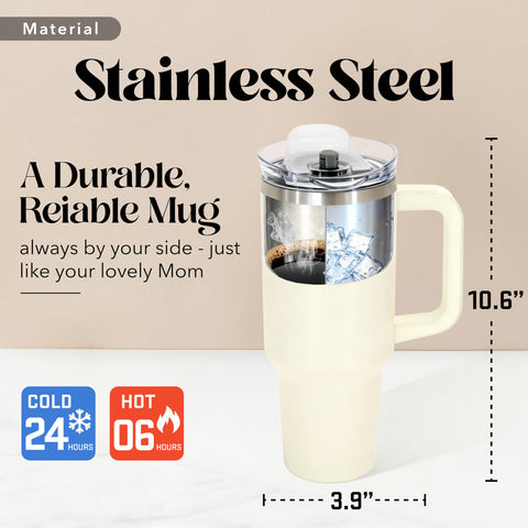 VIWIS double-wall-insulated-tumbler, keeps drinks hot or cold longer for all adventures.