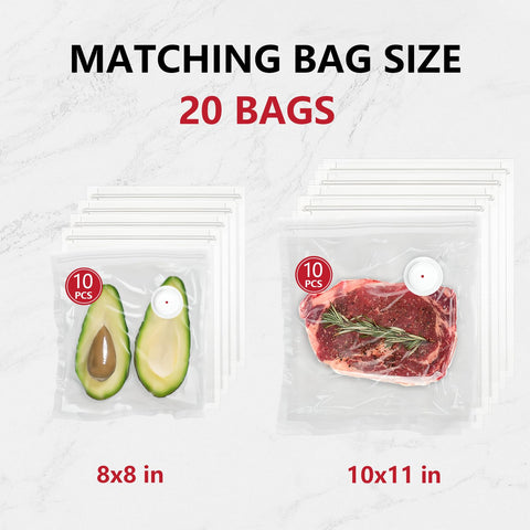 Vixino BPA-free reusable bags ready for eco-friendly storage