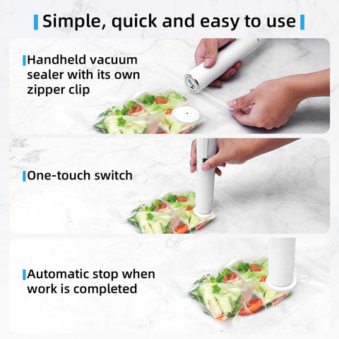 Vixino sealer aiding fridge organization and waste reduction.